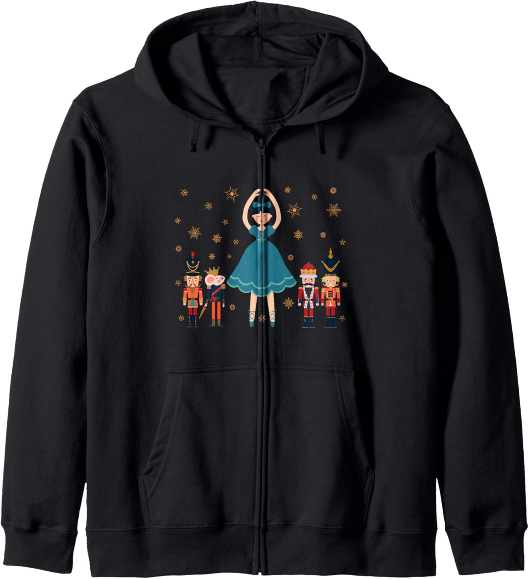 Märchen Klara Nussknacker Figur Prinz Ballett Weihnachts Kapuzenjacke