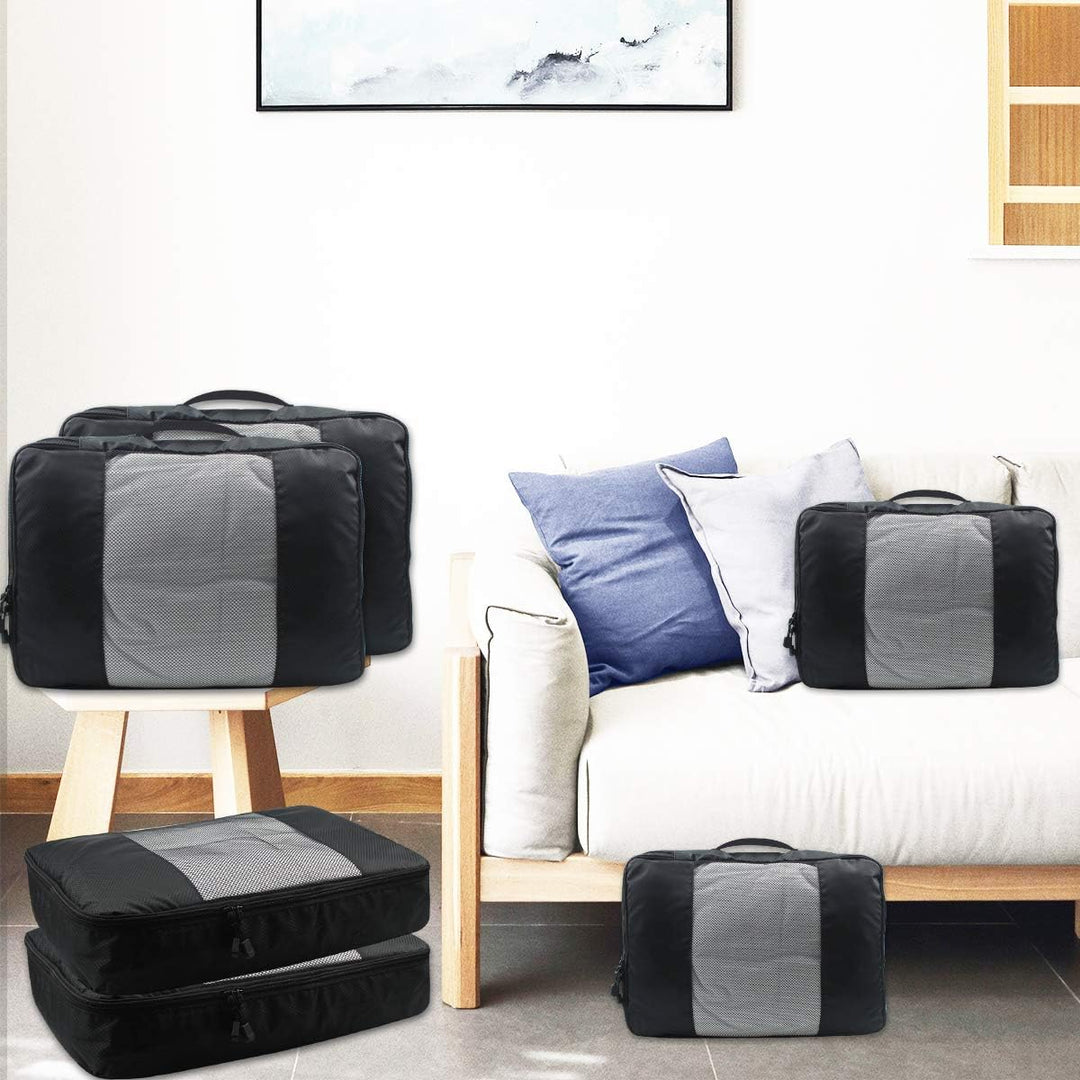 Kleidertaschen Kofferorganizer 6er Set, Netspower Reisen Organizer Tasche Packtaschen Reisegepäck Re