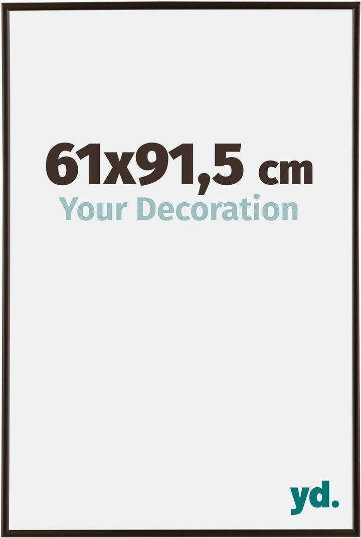 yd. Your Decoration - Bilderrahmen 61x91,5 cm - Bilderrahmen aus Kunststoff mit Acrylglas - Antirefl