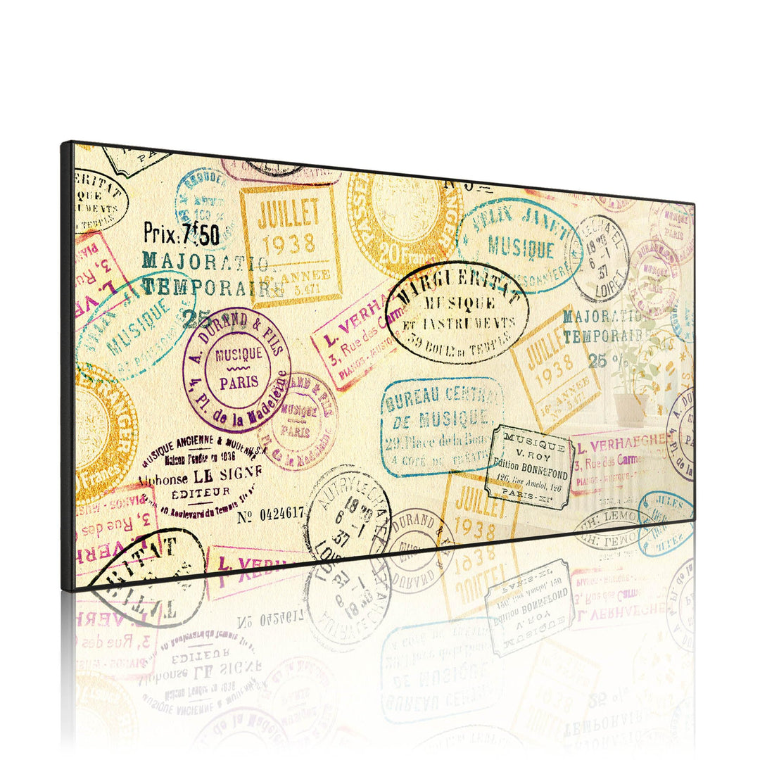 banjado Magnettafel schwarz 78 x 37cm / Magnetwand Metall/Magnetpinnwand als Memoboard/Pinnwand Magn