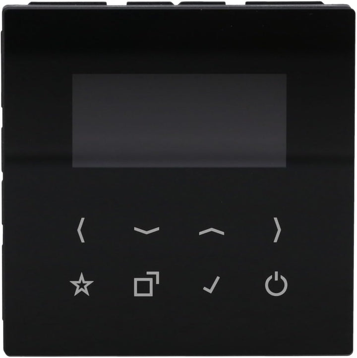 Jung DAB LS BT SW Smart-Radio, DAB+ und Bluetooth, Schwarz Schwarz (Black), Schwarz (Black)