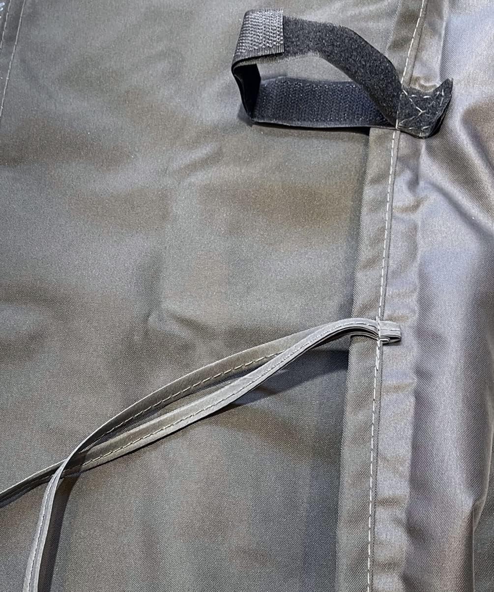 QUICK STAR 2 Seitenteile mit RV 250x192cm für Pavillon Nizza 3x3m Seitenwand Grau RAL 7012