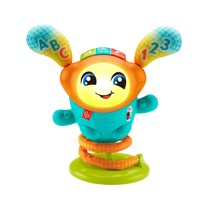 Fisher-Price HJP94 - DJ Hüpfi, interaktives Lern-Spielzeug zum Tanzen, Bewegen und Hüpfen, mit Musik