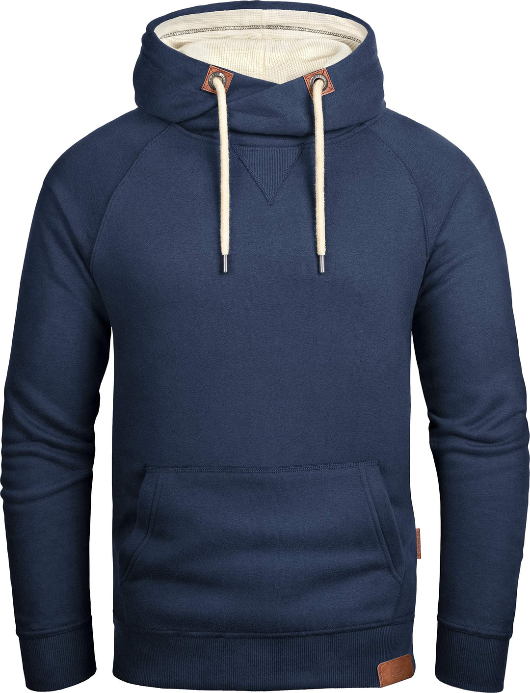 Grin&Bear Herren Kapuzenpullover mit Cross Over Kapuze GEC477 S Navy, S Navy