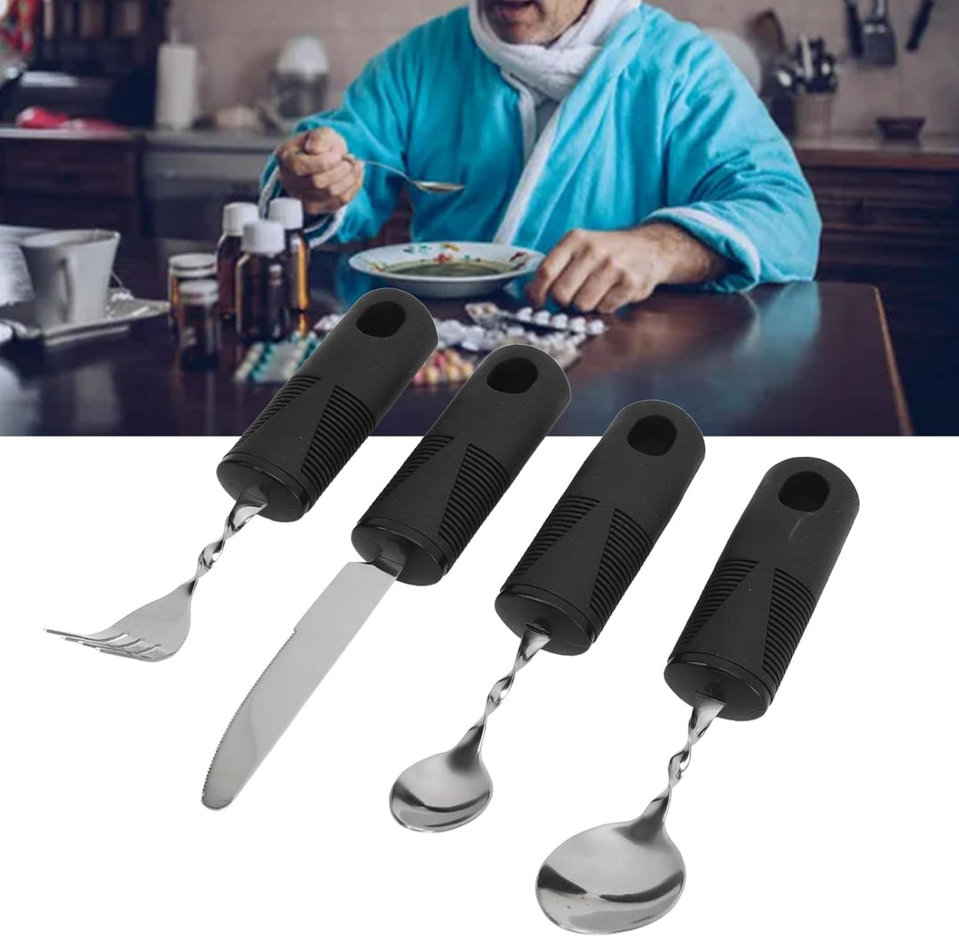 Gewichtete Utensilien für Zittern und Parkinson-Patienten, ergonomisches Design, Parkinson-Hilfe, ge