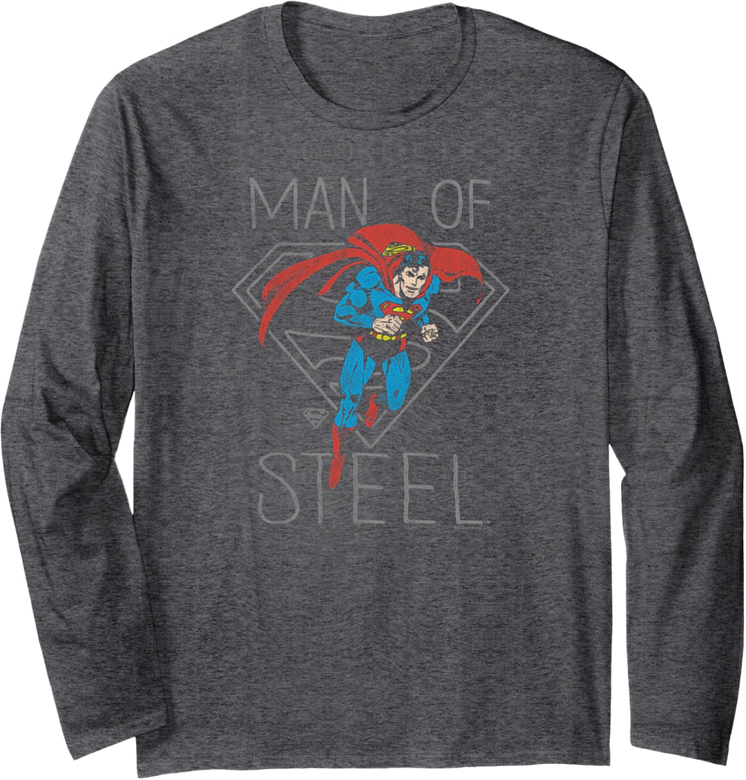 Superman Hardened Heart Langarmshirt