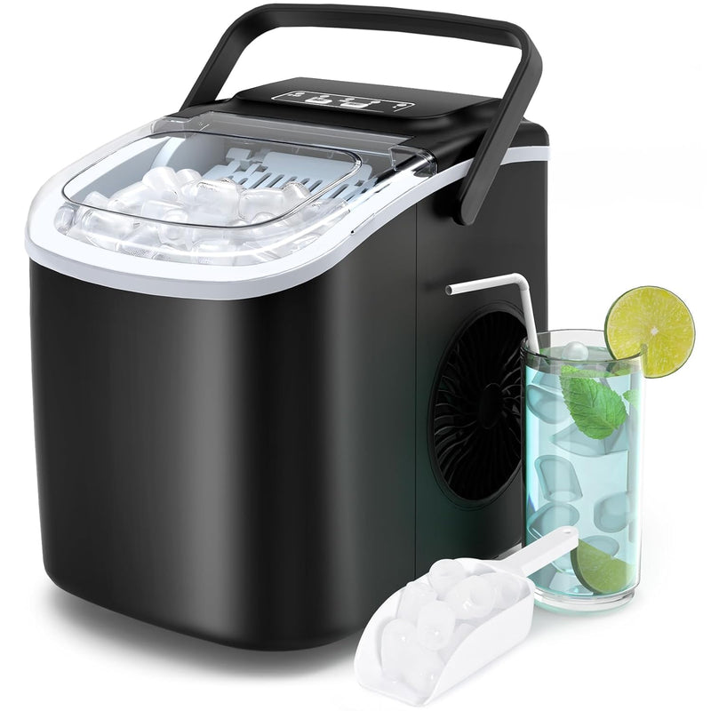 Eiswürfelmaschine Klein, PALINTH Eiswürfelmaschinen, 2 Grössen von Bullet Ice Cube Maker, Selbstrein