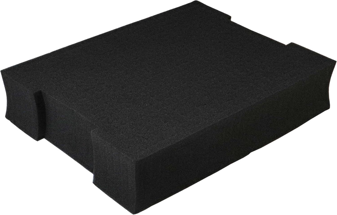 vhbw Schaumstoffeinlage mit Bodenplatte kompatibel mit Bosch L-BOXX 136 Werkzeugkoffer - Individuell