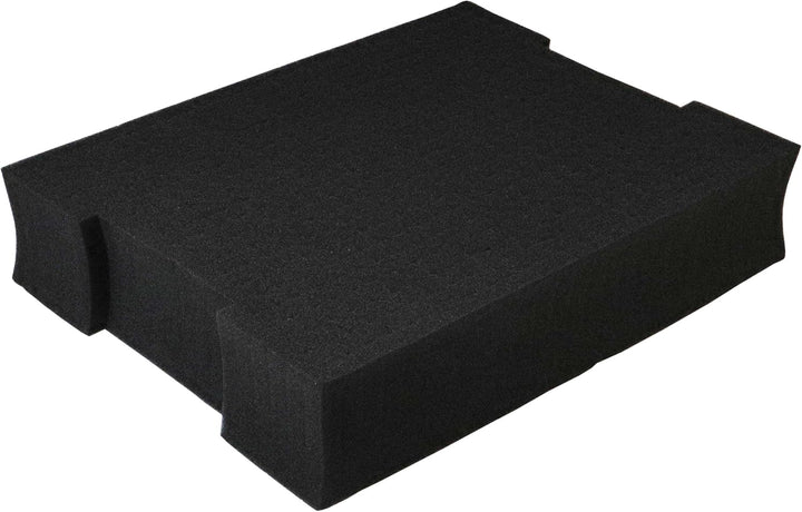 vhbw 2x Schaumstoffeinlage mit Bodenplatte kompatibel mit Bosch L-Boxx 136 Werkzeugkoffer - Individu