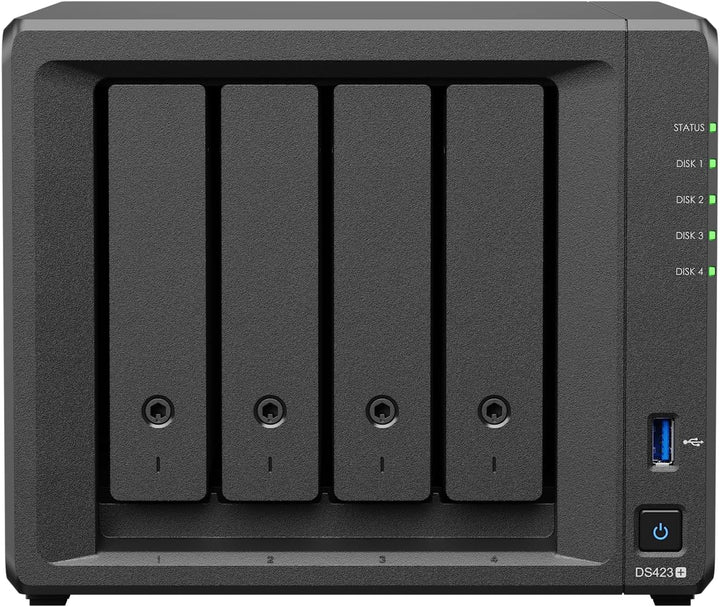 Synology DiskStation DS423+ Netzwerk-Speicherlaufwerk (schwarz)