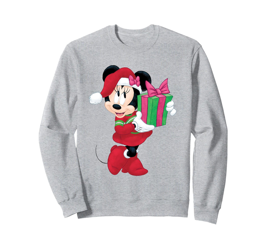Disney Minnie Mouse Holiday Present Graphic Sweatshirt