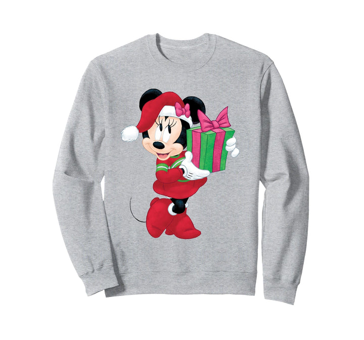 Disney Minnie Mouse Holiday Present Graphic Sweatshirt