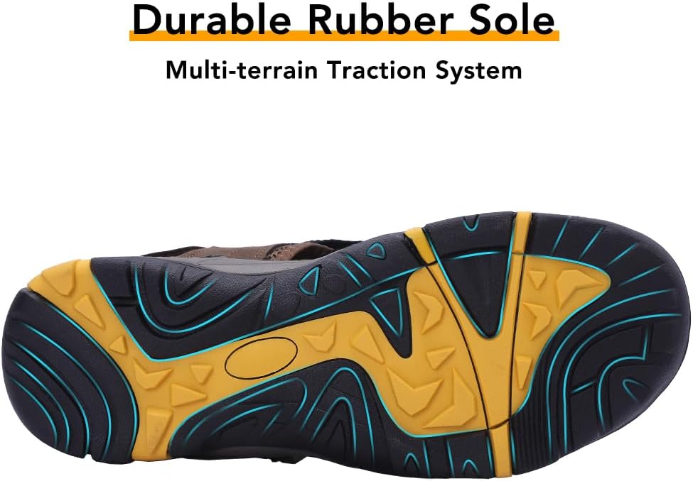 MGGMOKAY Herren Trekkingsandalen Outdoor Sportsandalen Sommer Sport Wandersandalen Verstellbaren Ges