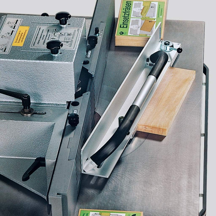 Aigner Spannlade zum Einsetzfräsen kurzer Werkstücke für Tischfräse 214283000192