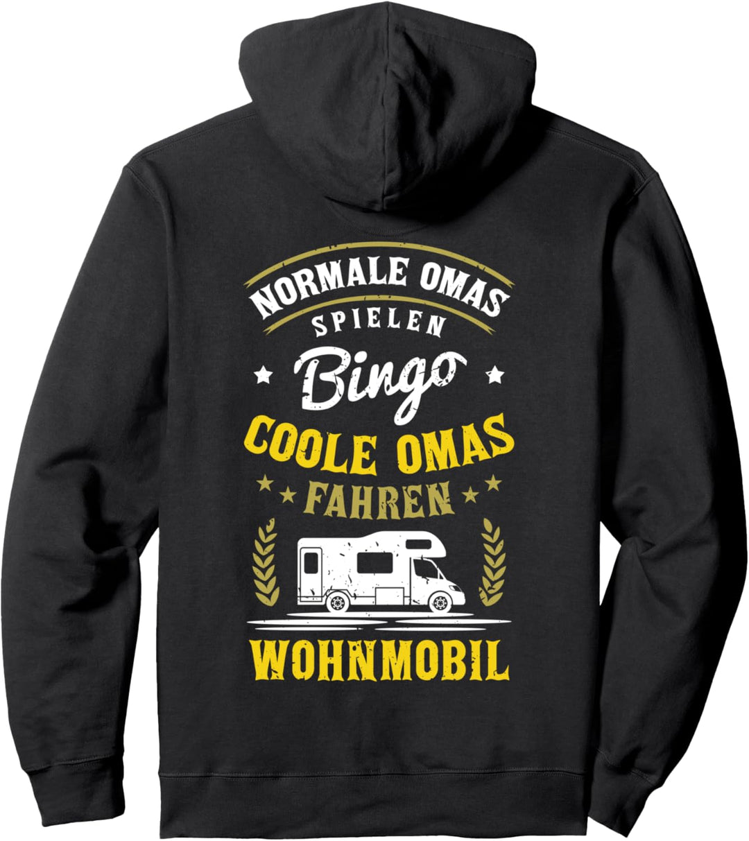 Normale Omas spielen Bingo, coole Omas fahren Wohnmobil Pullover Hoodie