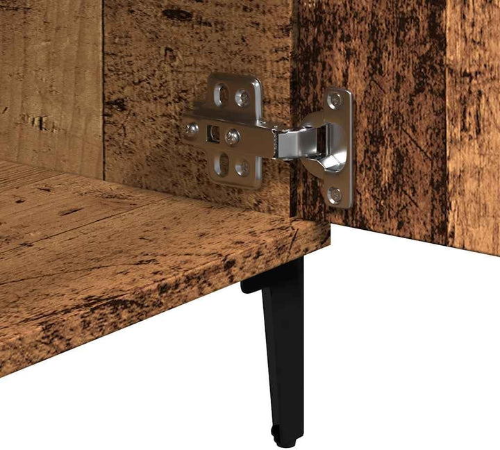 vidaXL TV-Ständer aus Holz 102 x 35 x 50 cm aus mehrschichtigem Holz, Hi-Fi-Schrank, TV-Bank, TV-Sch