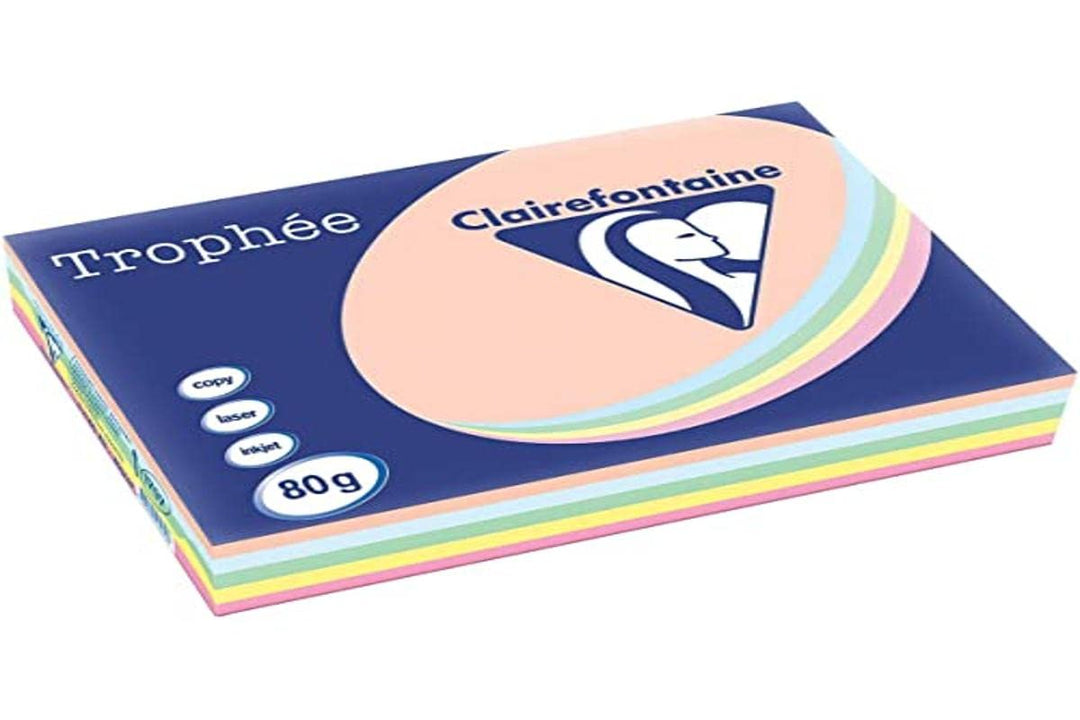 Clairefontaine 1707C - Ries mit 500 Blatt Druckerpapier / Kopierpapier Trophée, DIN A3 (29,7x42 cm),