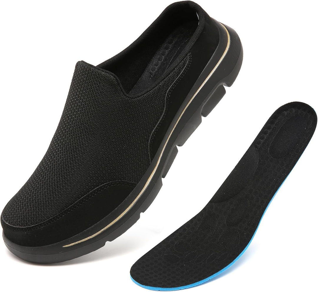 SMajong Clogs Damen Sommer Hausschuhe Herren Leichte Atmungsaktive Gartenschuhe rutschfest Slip On P