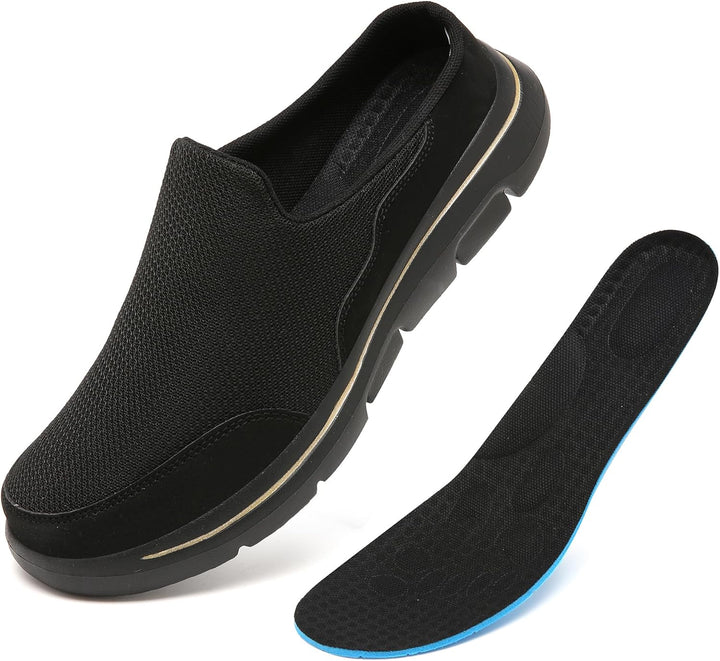 SMajong Clogs Damen Sommer Hausschuhe Herren Leichte Atmungsaktive Gartenschuhe rutschfest Slip On P