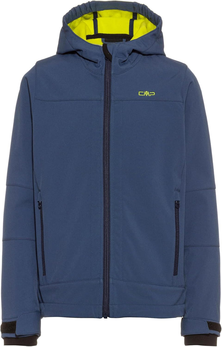 CMP Jungen Softshell' Kapuzen Jacke 104 Antracite-Flame, 104 Antracite-Flame