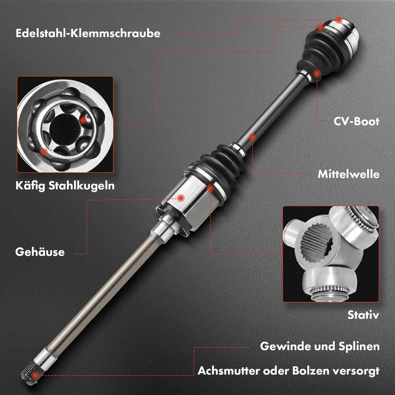 Frankberg Antriebswelle Vorne Rechts Kompatibel mit Puma EC 1.4L 1.6L 1.7L 1997-2002 Replace