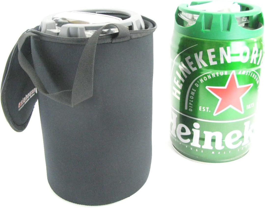 1x Bierkühler für 5L Fässer in Schwarz. Getränkekühler- Flaschenkühler für alle genormten Bierfässer