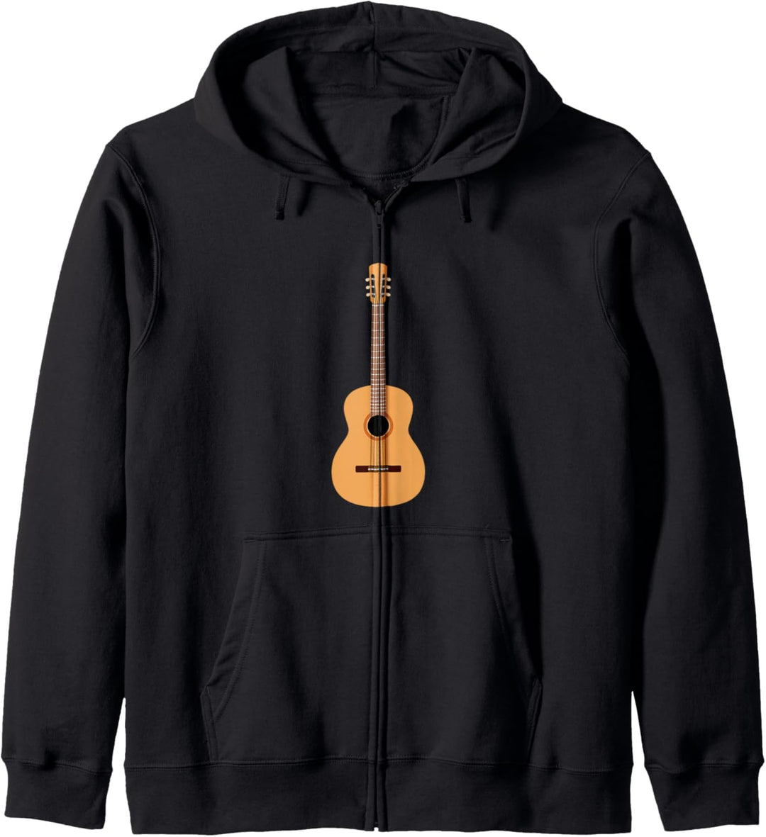 Gitarre Kapuzenjacke