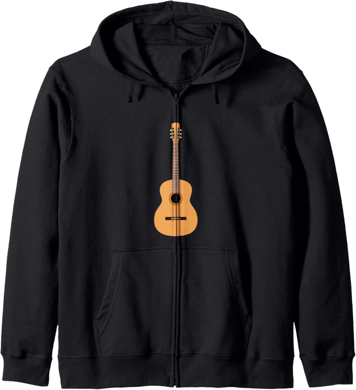 Gitarre Kapuzenjacke