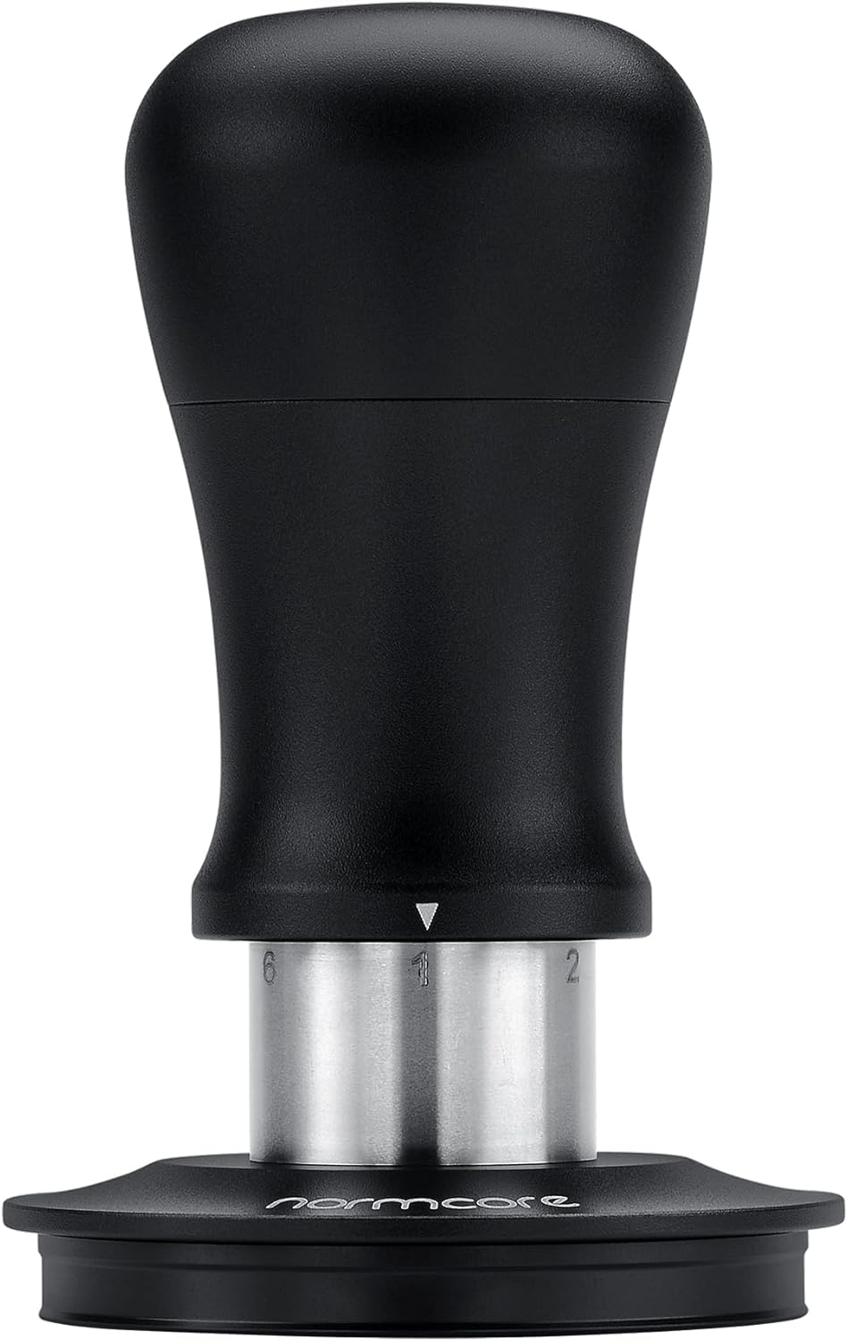 Normcore V5 Kaffeestampfer 58 mm, Espresso Tamper, Federbelasteter Tamper mit 6-stufiger Druckeinste