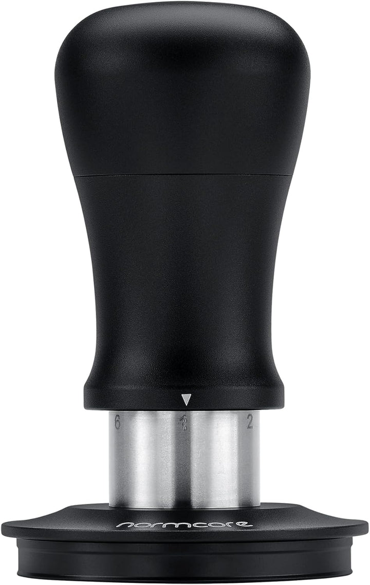 Normcore V5 Kaffeestampfer 58 mm, Espresso Tamper, Federbelasteter Tamper mit 6-stufiger Druckeinste