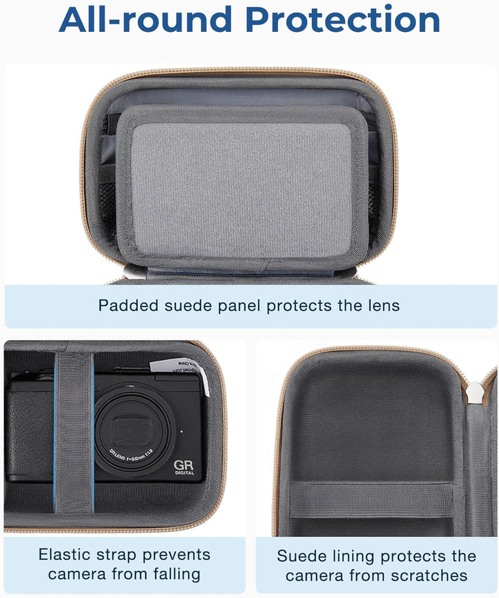 bagsmart Kameratasche Kleine Digitalkamera Tasche kompatibel Fotokamera Tasche mit 2 Tragemöglichkei