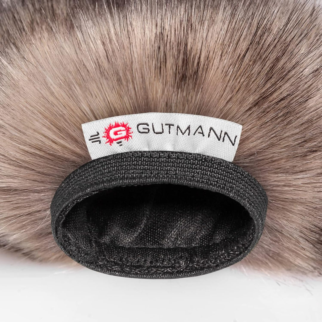 Gutmann Mikrofon Windschutz Fell für iPhone 12 & 13/12 & 13 Pro / 12 & 13 Pro Max CAT Handgefertigt