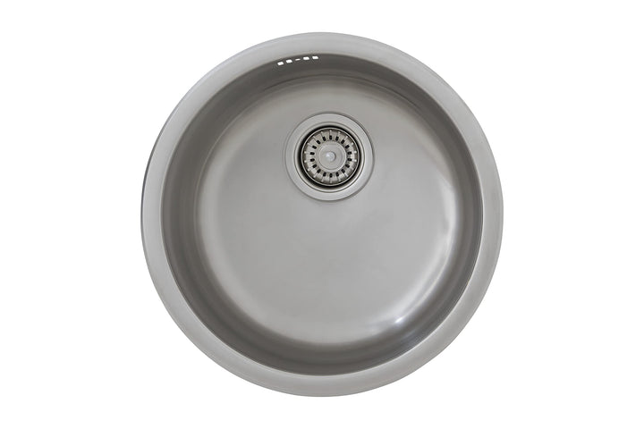 Respekta Portland Edelstahl Spülbecken / 1 Becken Einbauspüle in ‎44.6 x 44.6 x 20.5 cm/Edelstahlspü