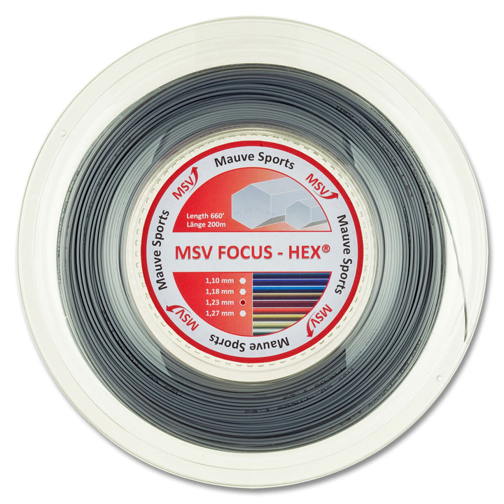 MSV Saitenrolle Focus-HEX 1.23 - argento, 1.23 - argento