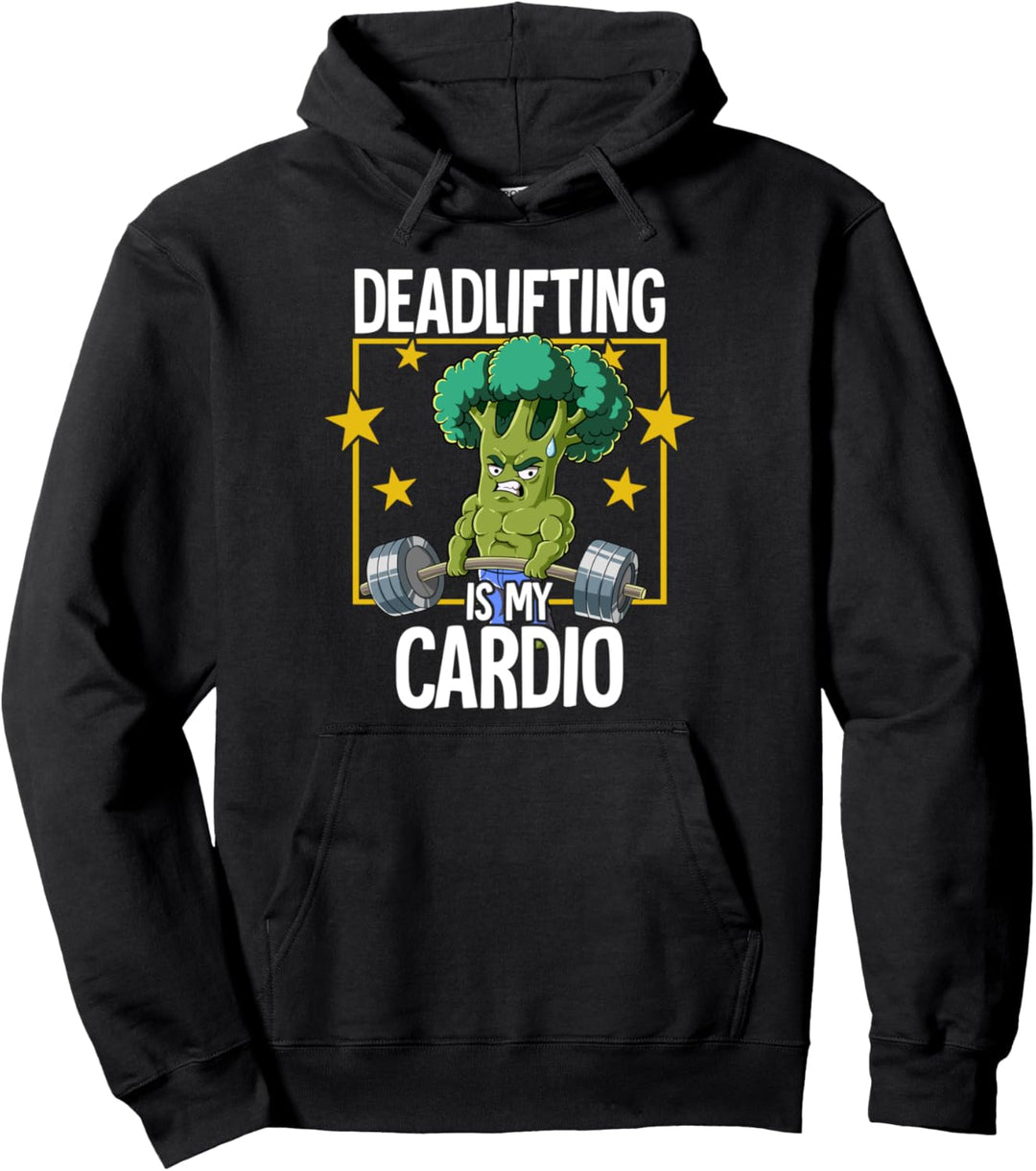 Brokkoli Gym Gewichtstraining Deadlift Pullover Hoodie