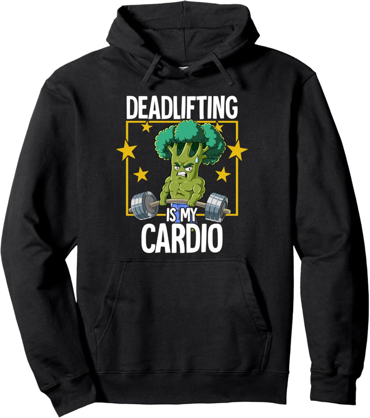 Brokkoli Gym Gewichtstraining Deadlift Pullover Hoodie