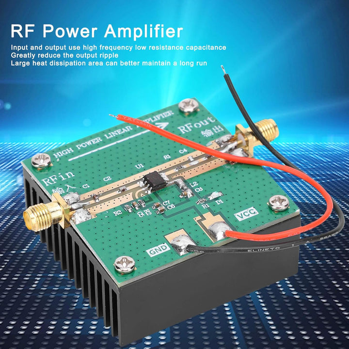RF2126 HF-Leistungsverstärker 400-2700 MHz 2,4 GHz 1 W Verstärker mit Kühlkörper