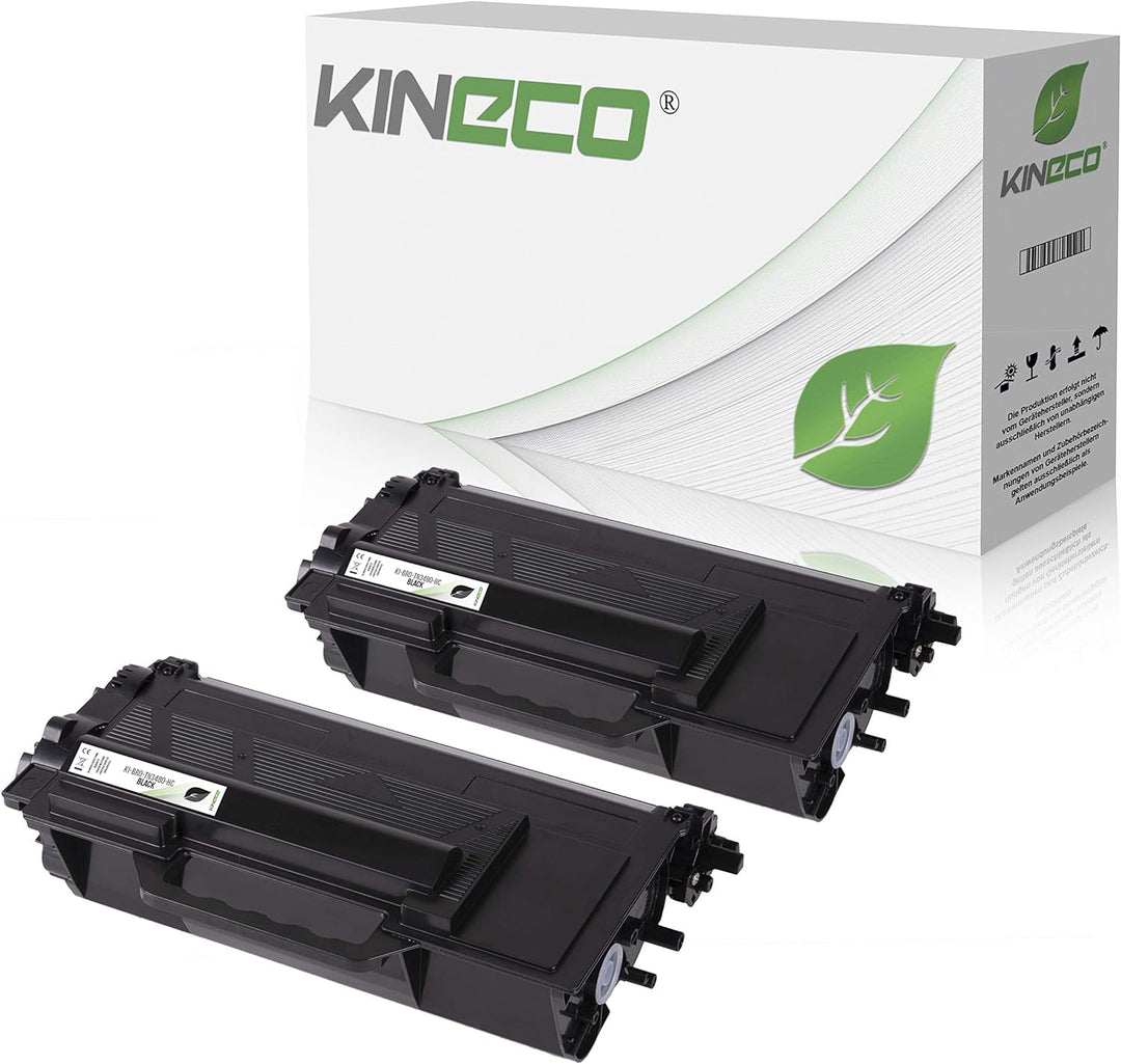 Kineco 2X Toner ersetzt TN3480 Doppelpack für Brother HL-L5100DN HL-L5100DNT