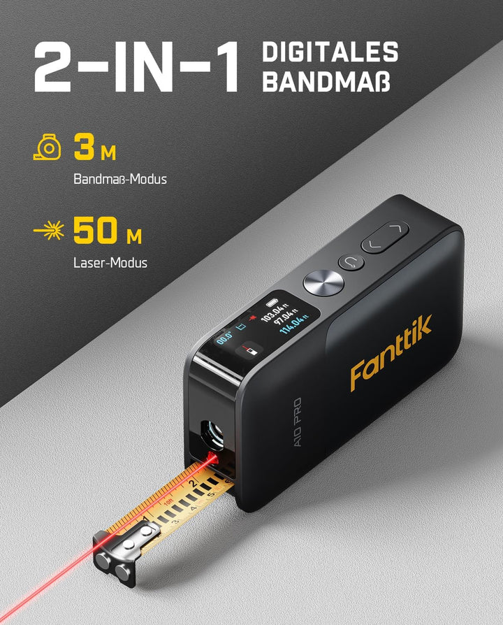 Fanttik T1 Max Präzisions Lötkolben Set & Fanttik A10 Pro 2-in-1 Digitales Laser Entfernungsmesser