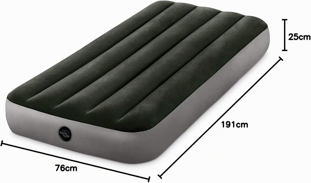 JR. Twin DURA-Beam Prestige Downy AIRBED Grün 76x191x25 cm, Gr&amp;