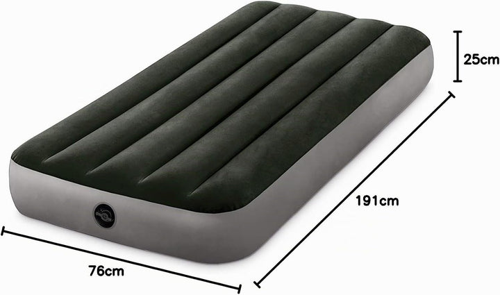 JR. Twin DURA-Beam Prestige Downy AIRBED Grün 76x191x25 cm, Gr&amp;