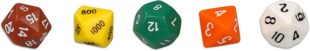 Betzold 82054 - Würfelkoffer mit 162 Würfeln - Würfel-Set Spielwürfel Zahlenwürfel Schule Nocolor, N