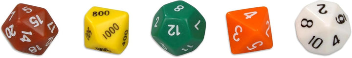 Betzold 82054 - Würfelkoffer mit 162 Würfeln - Würfel-Set Spielwürfel Zahlenwürfel Schule Nocolor, N