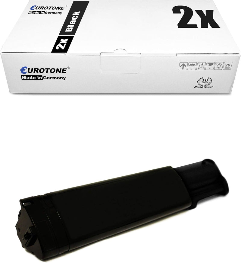 Eurotone 2X Toner mit 50% mehr Leistung für Epson Aculaser C1100 C11X N NF NFC ersetzen Epson Schwar