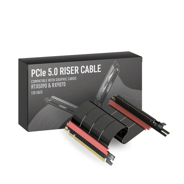LINKUP - AVA5 PCIE 5.0 Riser-Kabel | RTX5090 RX9070 GPU Bereit | x16 128GB/s Geschwindigkeit | PCIe