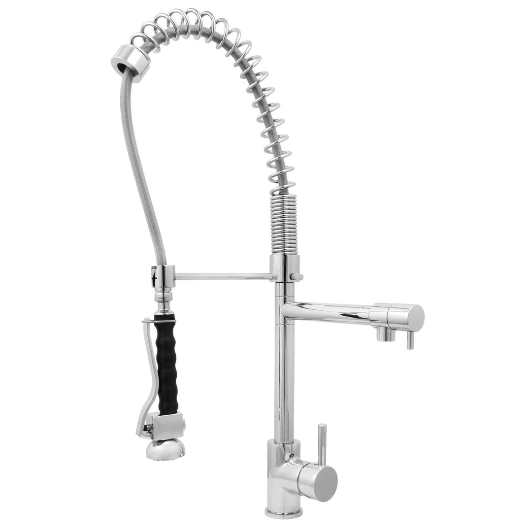 Gastroarmatur BM1323 Spültischarmatur Spirale Küchenarmatur Messing