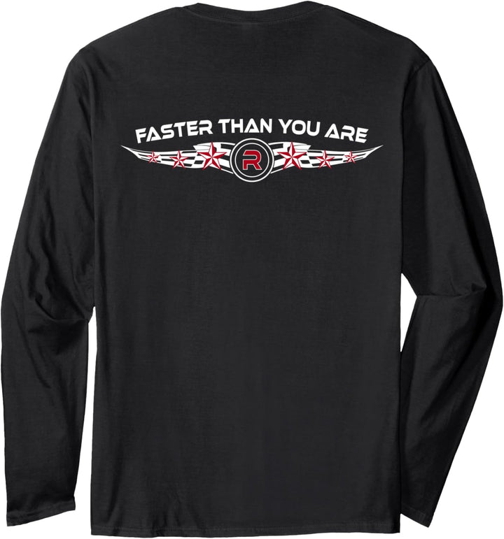 Rebell Motorsports Star-Trek Schneller doppelseitig Langarmshirt