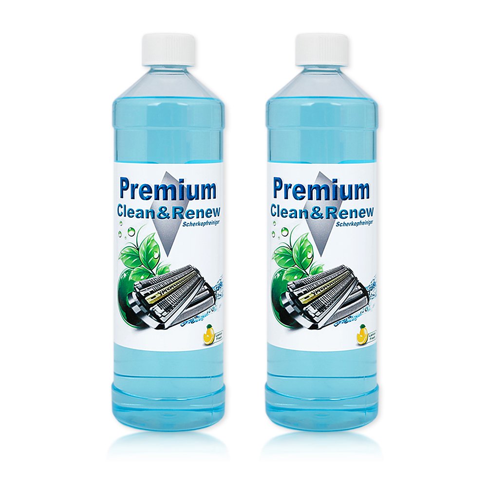 2 Liter Premium Scherkopfreiniger zum Nachfüllen von Braun Clean&Charge Stationen der Serie: 9070cc
