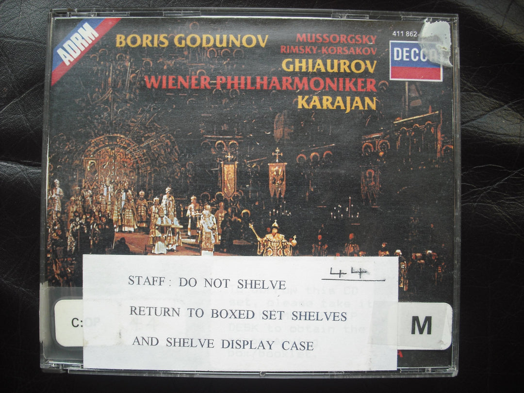 Mussorgsky: Boris Godunov (Gesamtaufnahme), Audio-CD