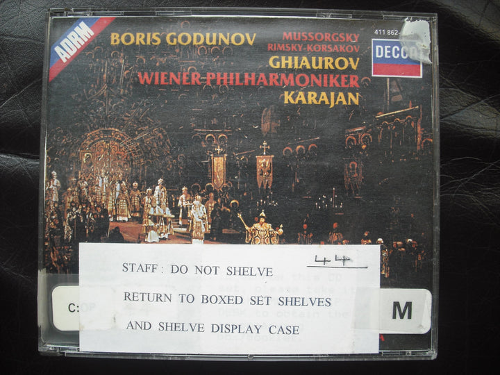 Mussorgsky: Boris Godunov (Gesamtaufnahme), Audio-CD